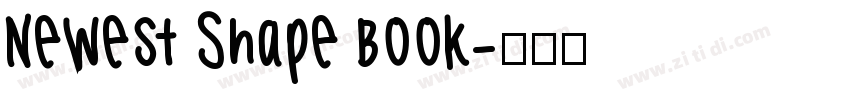 Newest Shape Book字体转换
